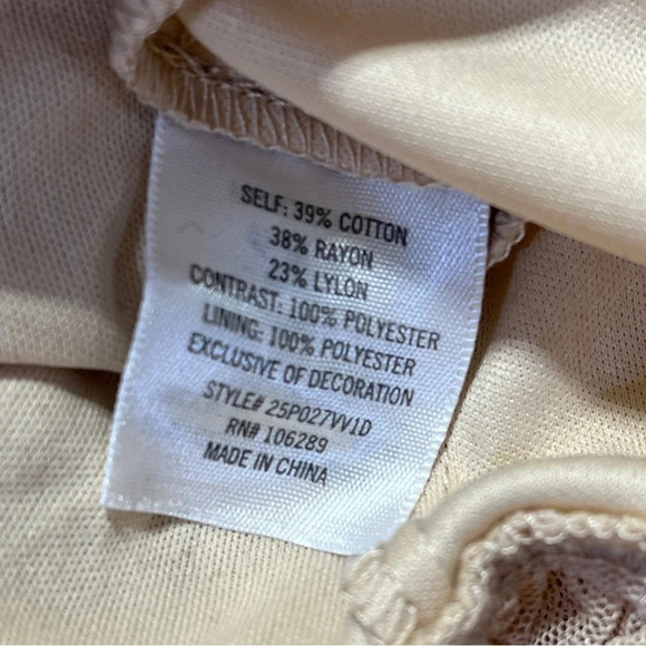 FRANCESCA'S Caitlin Gigi Neck Lace Tulle Underlay A-Line Dress Ladies Navy Small - Picture 6 of 9